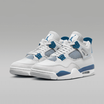 Nike Air Jordan 4 Retro ホワイト/ブルー Air Jordan 4 Retro 'Industrial Blue' Men's Shoes. Nike IN